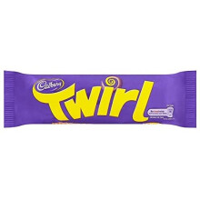 Cadbury Twirl Chocolate Bar 43g (Pack of 48 x 43g)