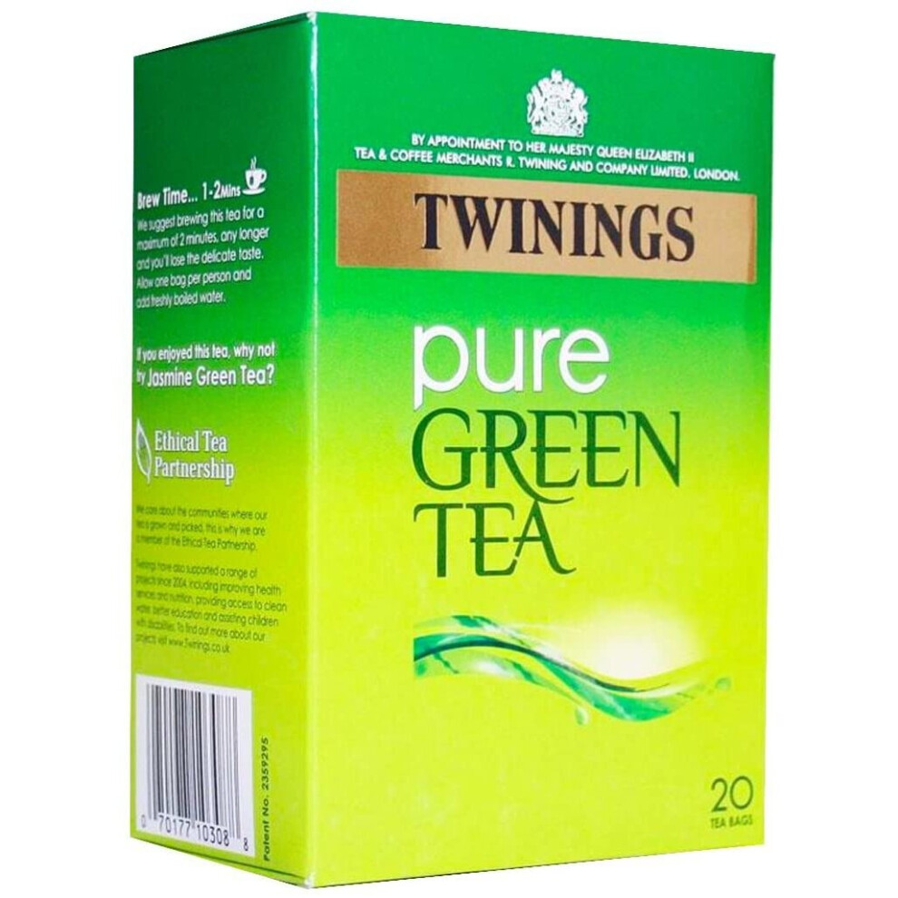 Twinings Pure Green Tea 4 x 20 Bags