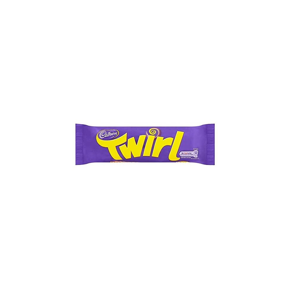 Cadbury Twirl Chocolate Bar 43g (Pack of 48 x 43g)