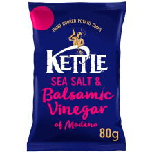 KETTLE Sea Salt & Balsamic Vinegar of Modena 80g x 12 Packs