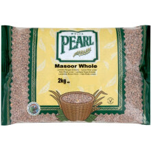 White Pearl Masoor Whole - 2Kg (Pack of 6)