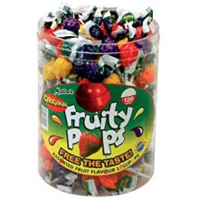Swizzels Matlow Fruity Pops (Tub of 130)