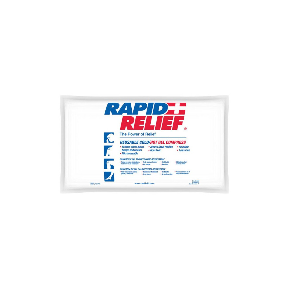 Rapid - DELUXE HOT/COLD GEL COMPRESS C/W CONTOUR GEL 6.75" X 8.5"