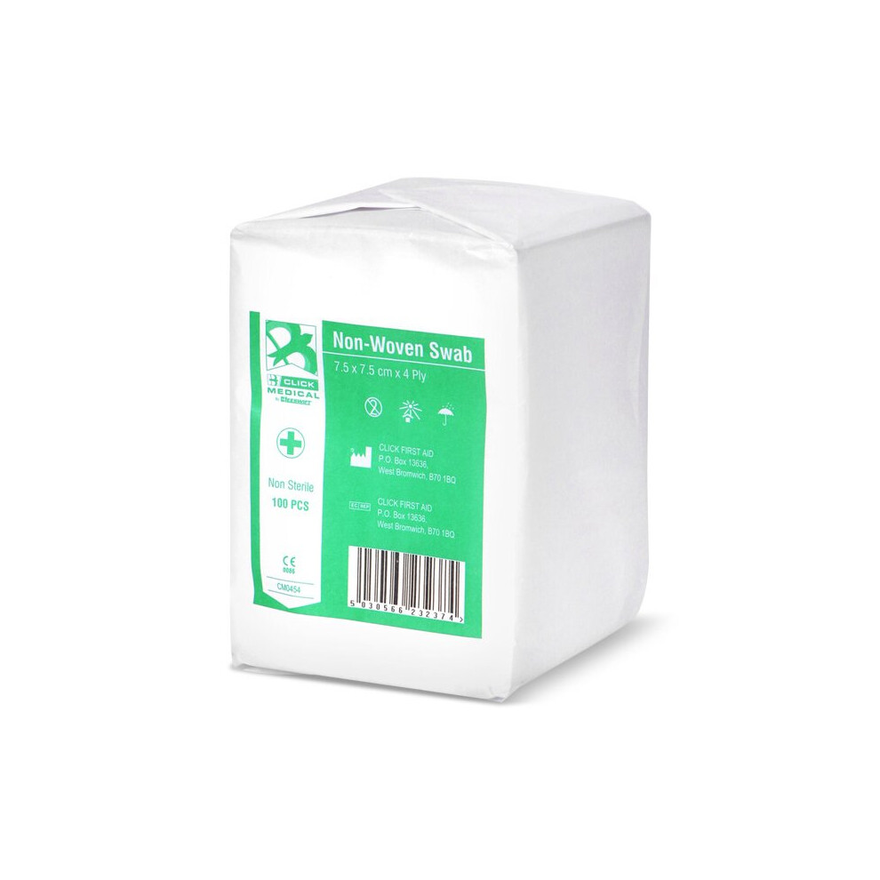Click - Medical Gauze Swabs 7.5 X 7.5Cm Non Sterile