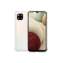(Clear) Case For Samsung Galaxy A12 5G Silicone Gel Phone Cover