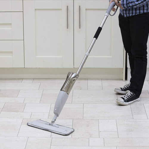 750ml Blue Fine Mist Spray Spraying Mop Floor Tile Cleaner With Microfibre Pad 2