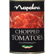 Napolina Chopped Tomatoes 400 g (Pack of 12)