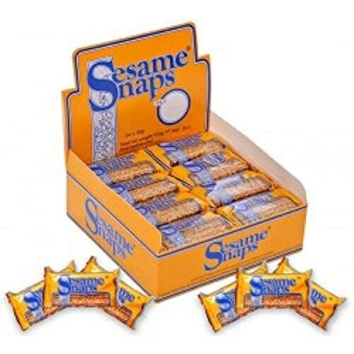 Sesame Snaps Original Case of 24 x 30g Bars Full Case