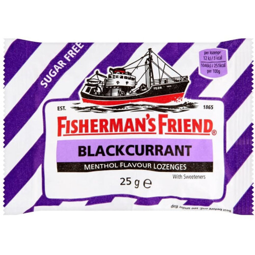 Fishermans Friend Blackcurrant 24 for 18 - 25g (24 Pack)