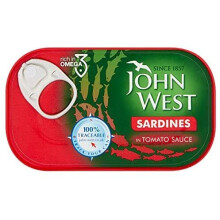 John West Sardines in Tomato Sauce 120g Pack of 12