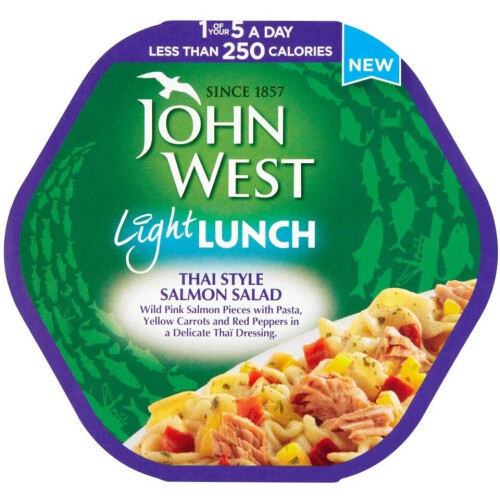 John West Light Lunch Salmon 220g (Pack of 3)