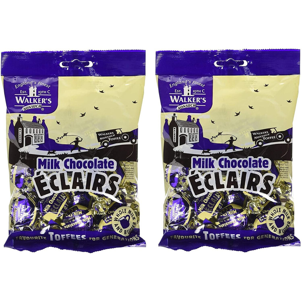 Walkers Milk Chocolate Eclairs By Rnr - Creamy, Rich Chocolate Treat Light