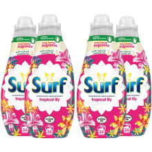Surf Concentrated Liquid Detergent Tropical Lilly 24 Washes