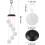 Ranpo Outdoor Solar Wind Chimes Color Changing LED Lights 2