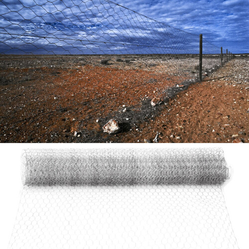 Living And Home (13mm, 0.9*10M) Galvanized Large Hexagonal Wire Mesh Fencing Aviary Net