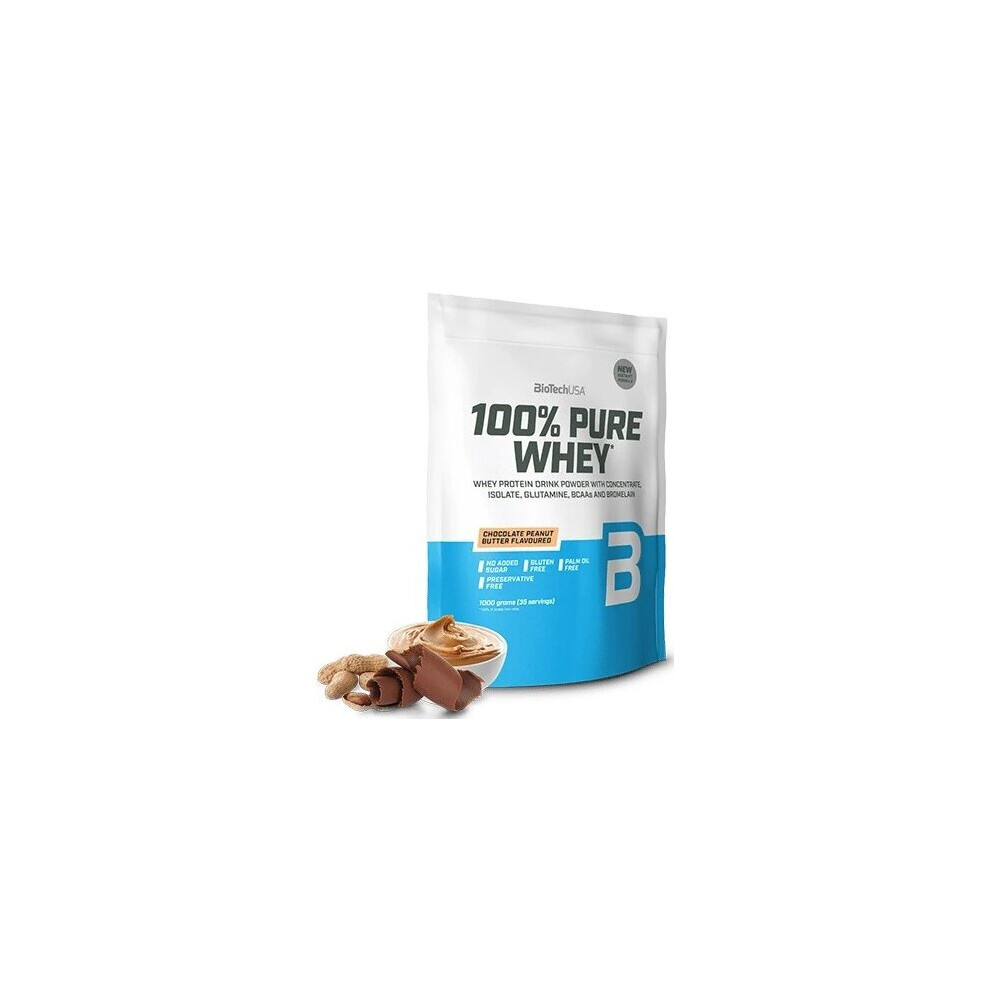 Biotechusa 100% Pure Whey, Chocolate Peanut Butter (Ean 5999076238255) - 1000 Grams
