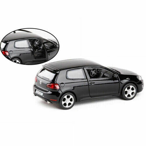 Sky 1:36 VW Golf GTI Model Car Metal Diecast Toy Pull Back Black 1