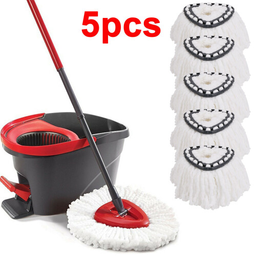 5x mop for Vileda Wring Mopping Replacement Clean Microfibre Mop Refill Head 2
