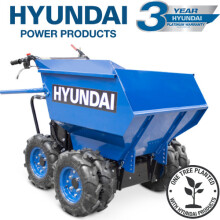 Hyundai HYMD500 196cc 4-Wheel Drive 500kg Payload Mini Dumper / Power Barrow