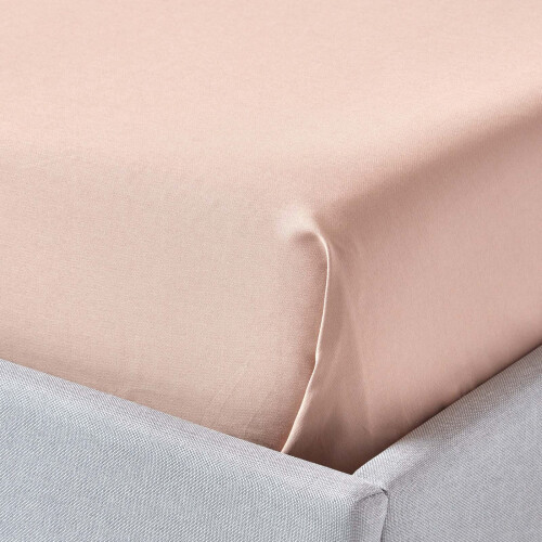 Homescapes (Single, Mink Beige) 1000 Thread Count Egyptian Cotton Flat Sheet Luxury Bed Sheet 2