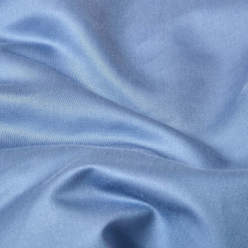 Homescapes (Double, Airforce Blue) 1000 Thread Count Egyptian Cotton Flat Sheet Luxury Bed Sheet 1