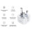 (3 PCS) 20W USB-C Power Adapter for Apple iphone 2