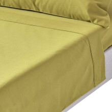 (Super King, Green) 1000 Thread Count Egyptian Cotton Flat Sheet Luxury Bed Sheet