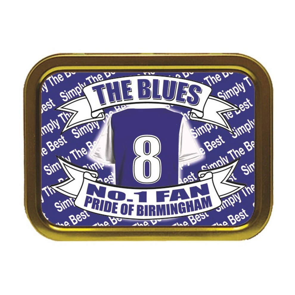 Personalised Gift Products Birmingham Football Shirt Tobacco Tin Gift & Smoking Products