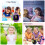 (Blue) Waterproof Kids Smart Watch Anti-Lost Safe Tracker SOS Call For Android iOS 5
