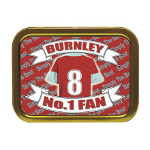 Burnley Football Shirt Tobacco Tin Gift & Smoking Products