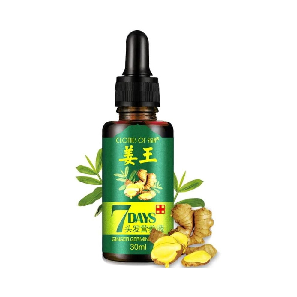 7 days Hair Growth Serum Made with natural Ginger and Essential Oil