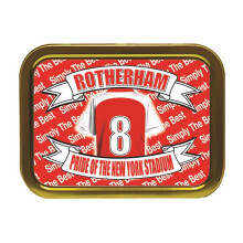 Rotherham Football Shirt Tobacco Tin Gift & Smoking Products