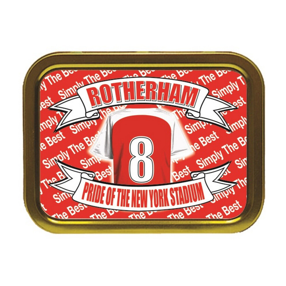 Personalised Gift Products Rotherham Football Shirt Tobacco Tin Gift & Smoking Products