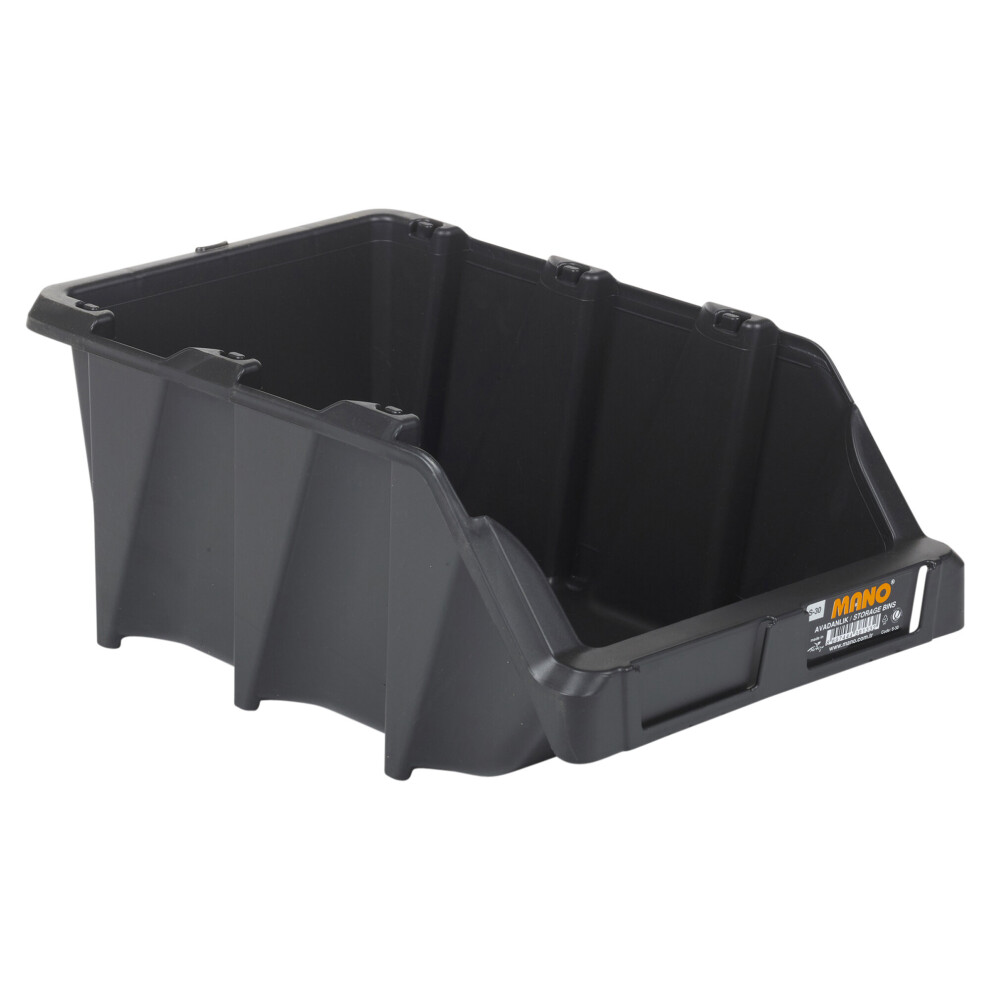 (S-30 H 15 W 22 D 35) Plastic Tool Storage Organiser Box Wall Mounted