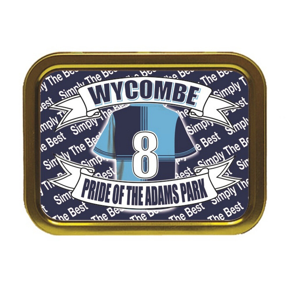 Personalised Gift Products Wycombe Football Shirt Tobacco Tin Gift & Smoking Products
