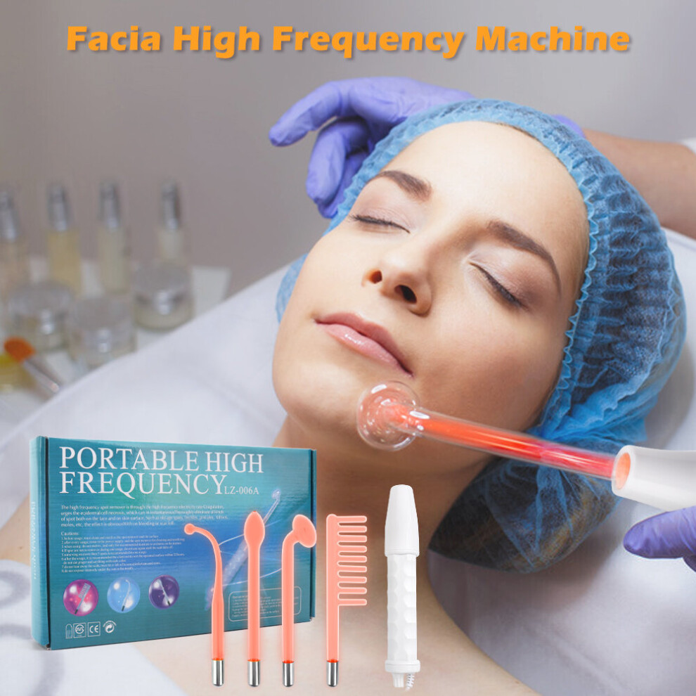 Lemon Tea7186 Red ( ) Argon Treatment Acne Electrotherapy High Frequency Facial Machine