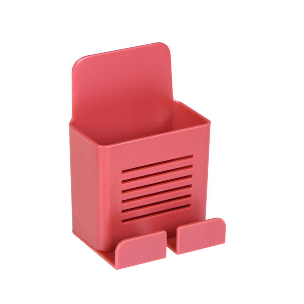 10Pcs Phone Wall Holder Wall Mounted Storage Rack Smartphone Hanging Charging Multifunction Organizer Remote Control Storage Box Home 774048580724