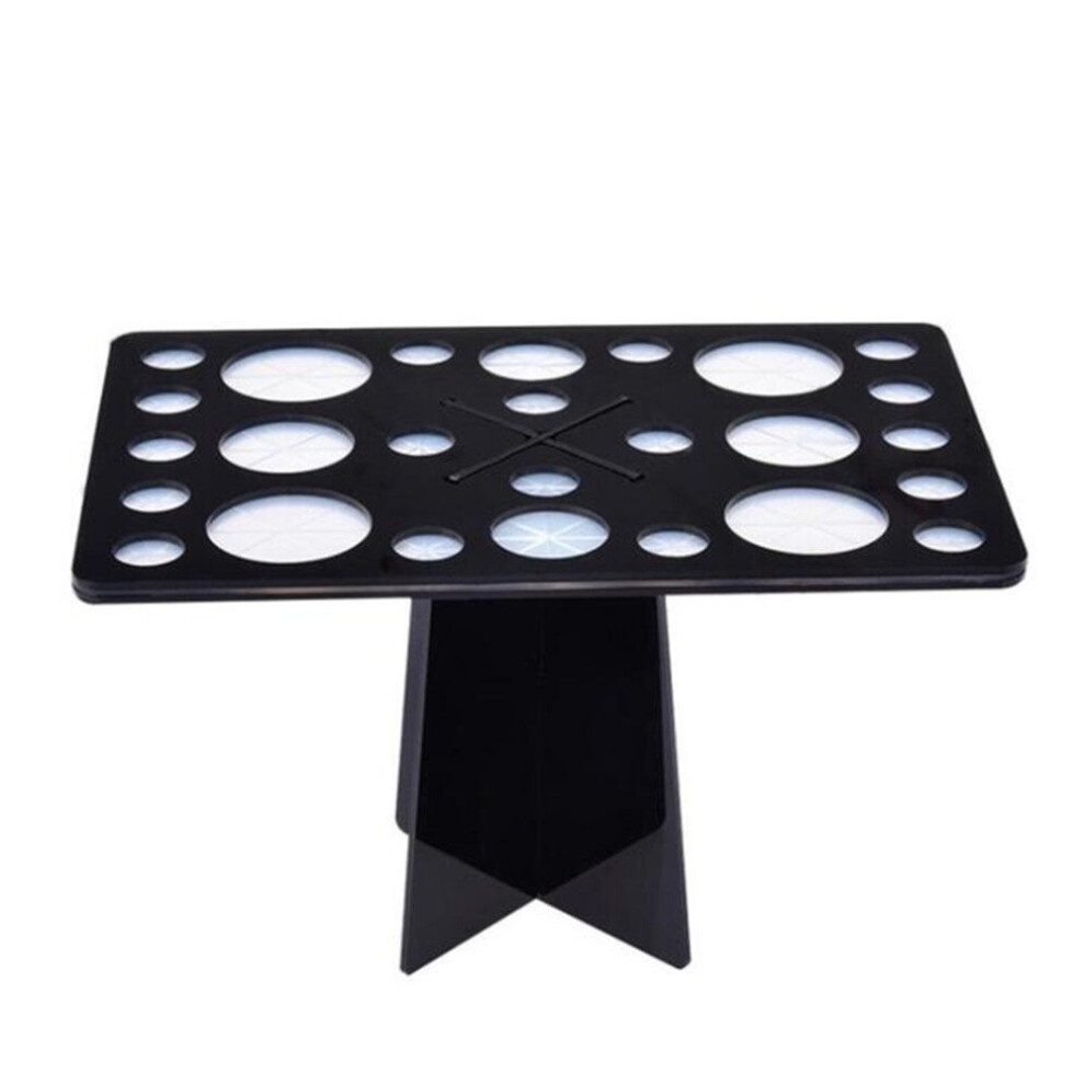 26 Holes Makeup Brush Holder profesional Stand make up brushes eyebrow eyeshadow stamp powder brush Cosmetic Drying Rack Shelf