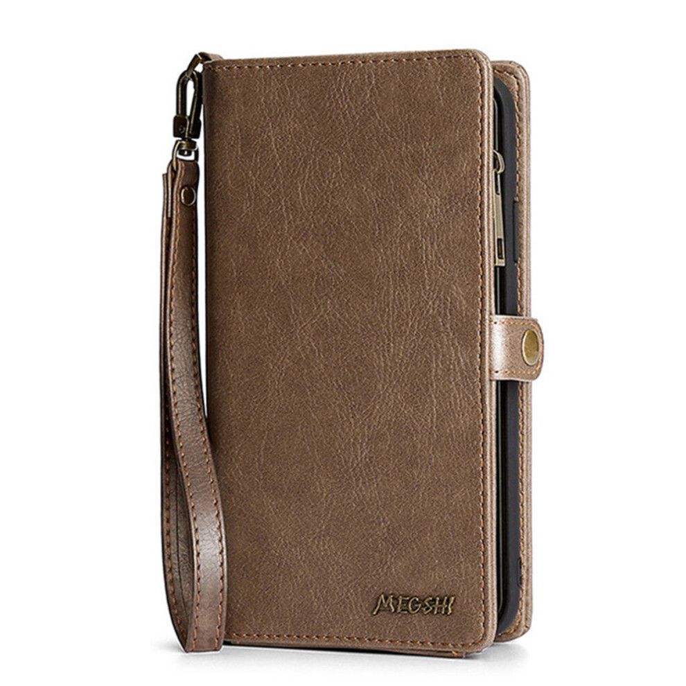 Wallet Pu Leather Phone Case For Samsung Galaxy S10 Vintage Handbag Magnetic Suction Card Bag 774048570770