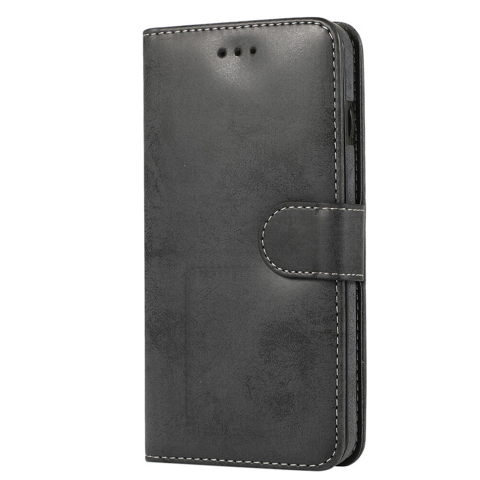 Pu Leather Flip Case For Iphone 11 Suede Kickstand Protect Fundas Multi Cards Holder Phone Coque 774048565820