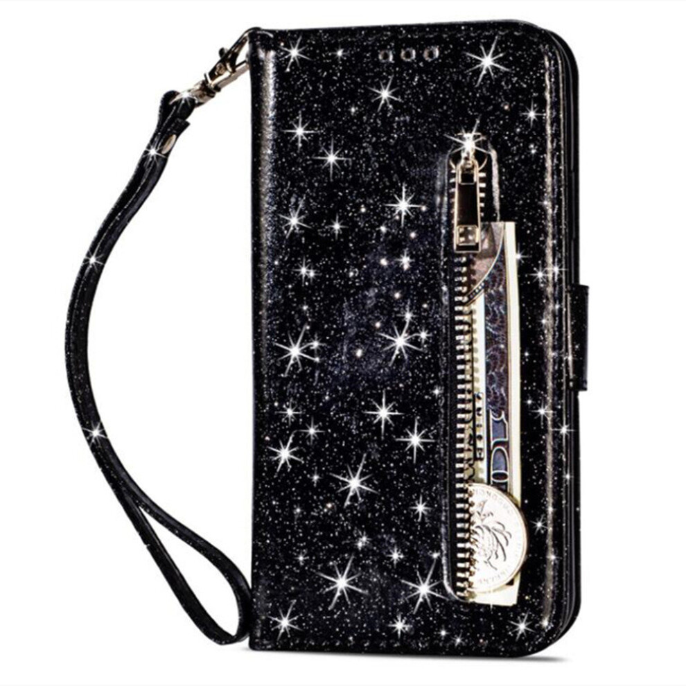 Glitter Sparkle Bling Case Flip Phone Cover For Samsung A71 5G Magnetic Wallet Card Coque Phone Etui 774048568258