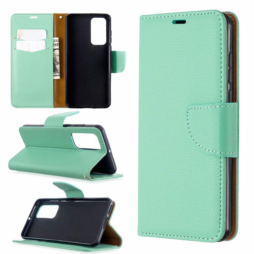 Solid Lychee Pattern PU Leather Case For Samsung Galaxy A20E Flip Wallet Book Cover 1