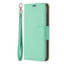 Solid Lychee Pattern PU Leather Case For Samsung Galaxy A20E Flip Wallet Book Cover