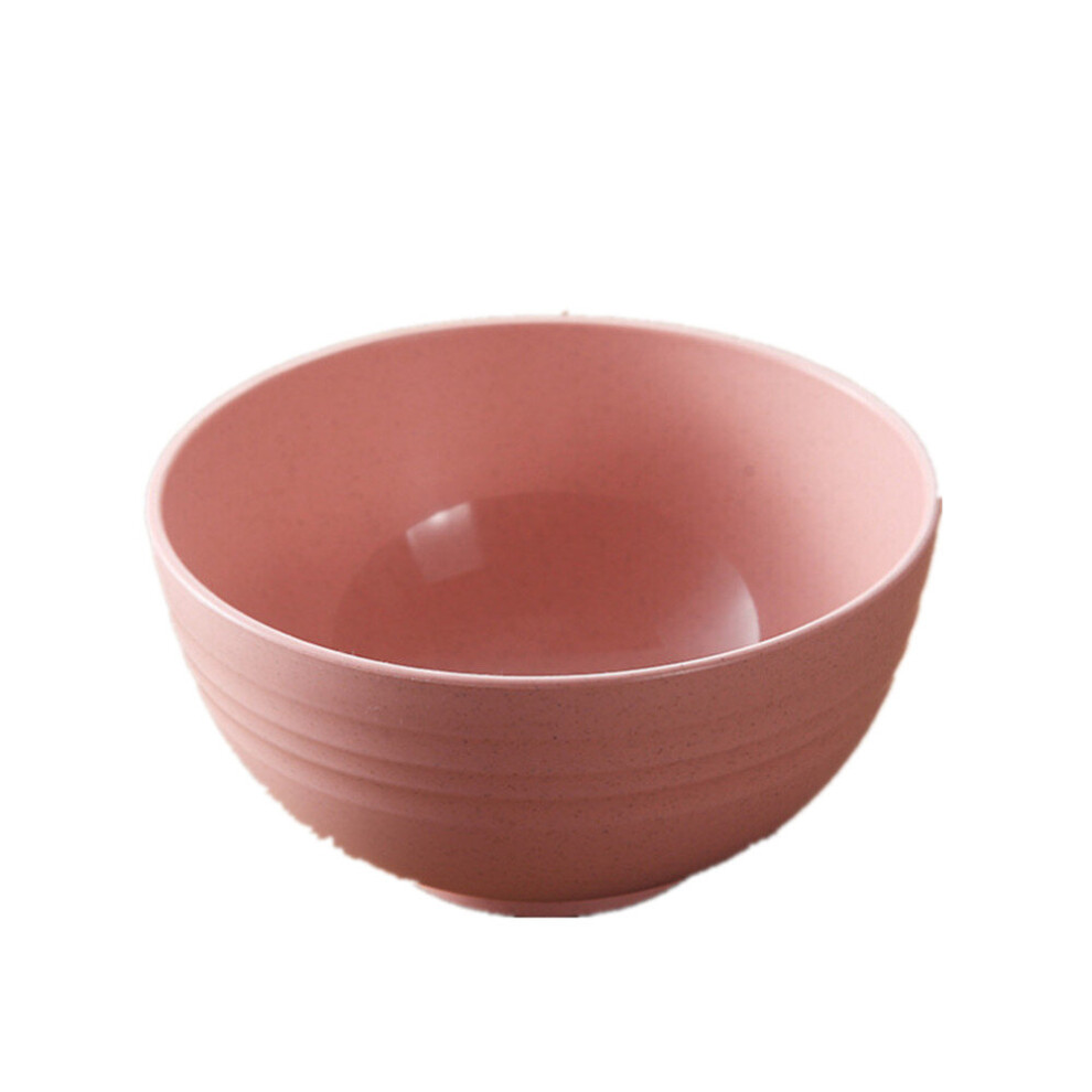 3PC Solid Color Wheat Straw Bowl Salad Noodle Soybean Dish Rice Food Snack Plate Eco-friendly Durable Tableware Kitchen Supplies-image-OPC-P7Z7SMQ-NEW