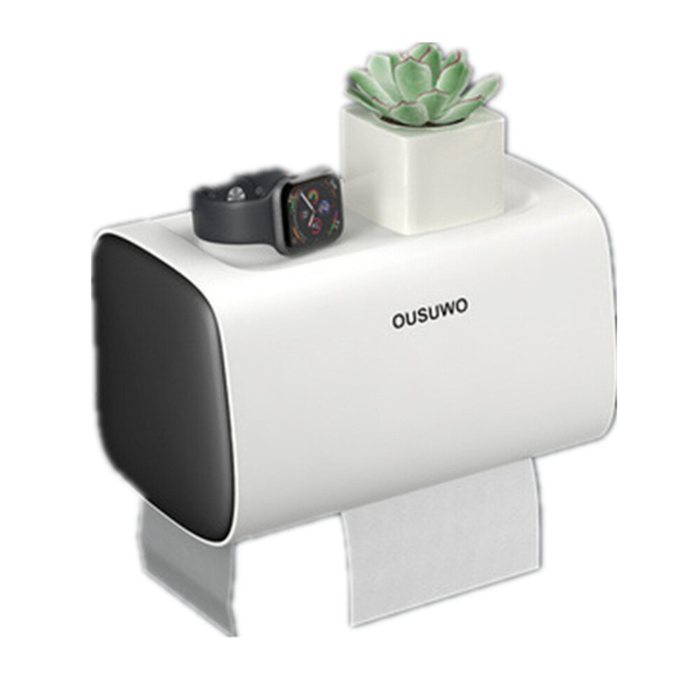 Toilet tissue box toilet double shelf household non punching creative waterproof roll paper tube carton-image-OPC-P7Z7SS7-NEW