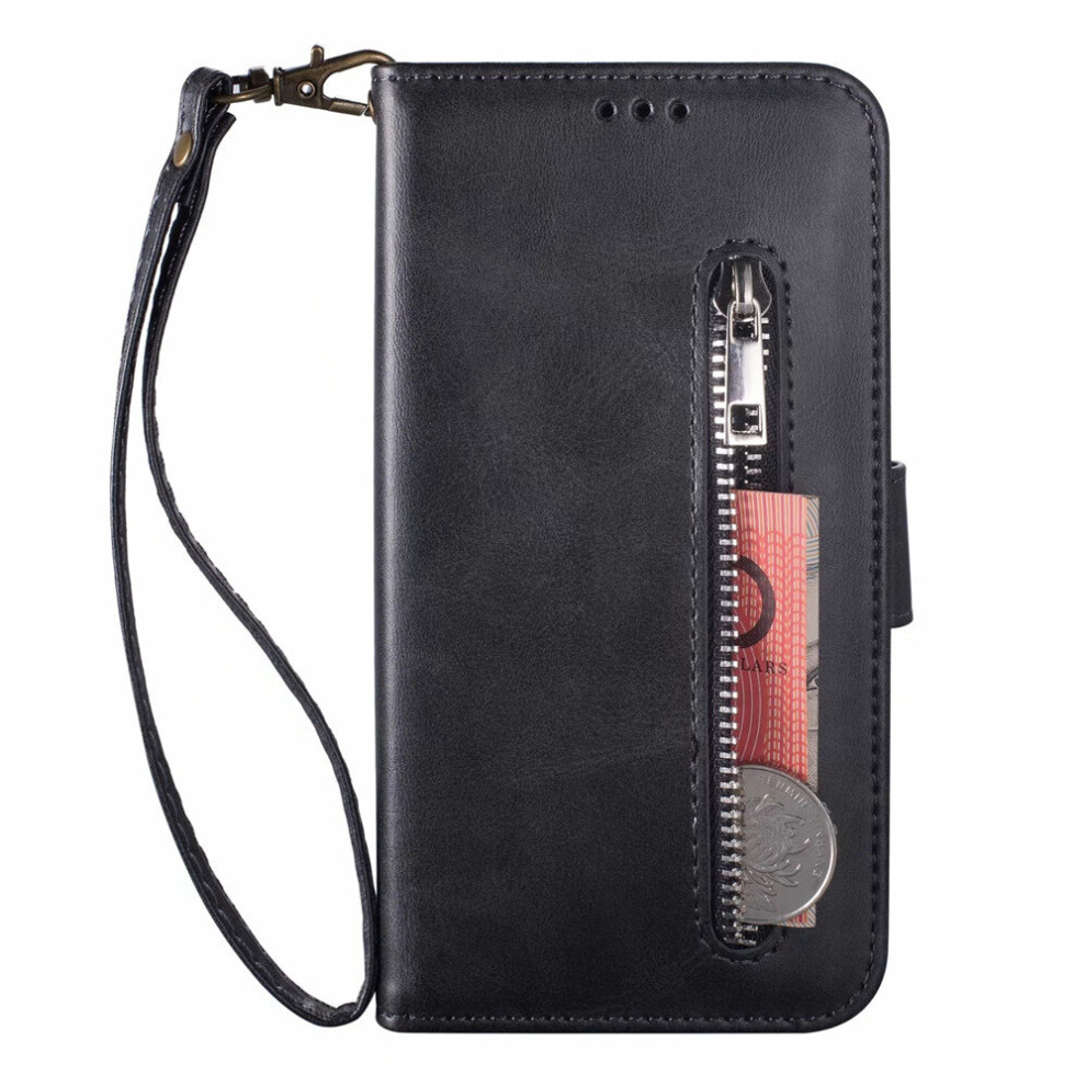 Zipper Pu Leather Wallet Phone Case For Iphone Xr Cover Case 774048576604