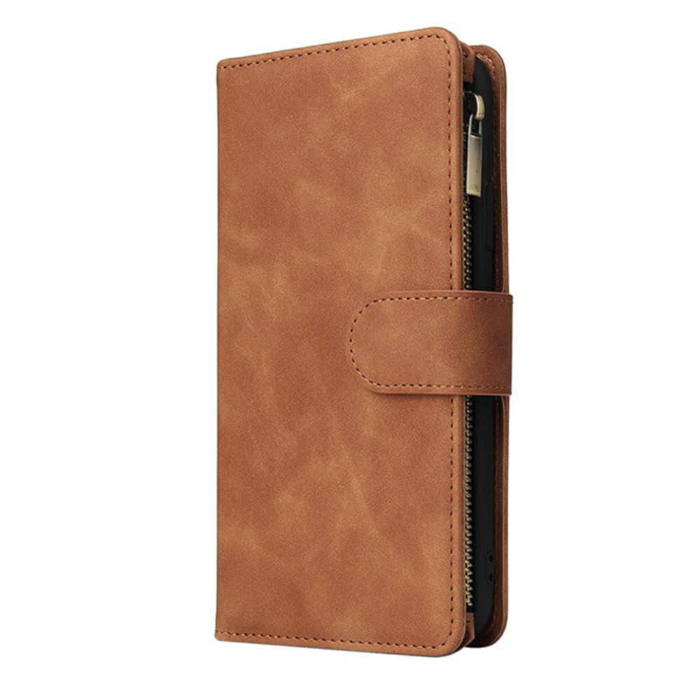 Flip Pu Leather Purse Phone Case For Iphone X Zipper Wallet Card Cover Coque Etui Funda 774048569064