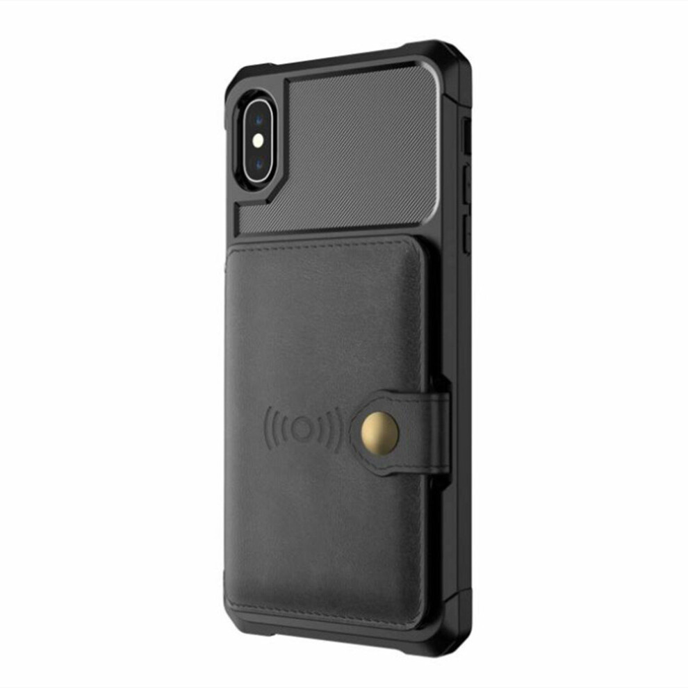 Luxury Pu Leather Wallet Case For Iphone X Cases Wallet Flip Cover Buckle Fundas 774048571159