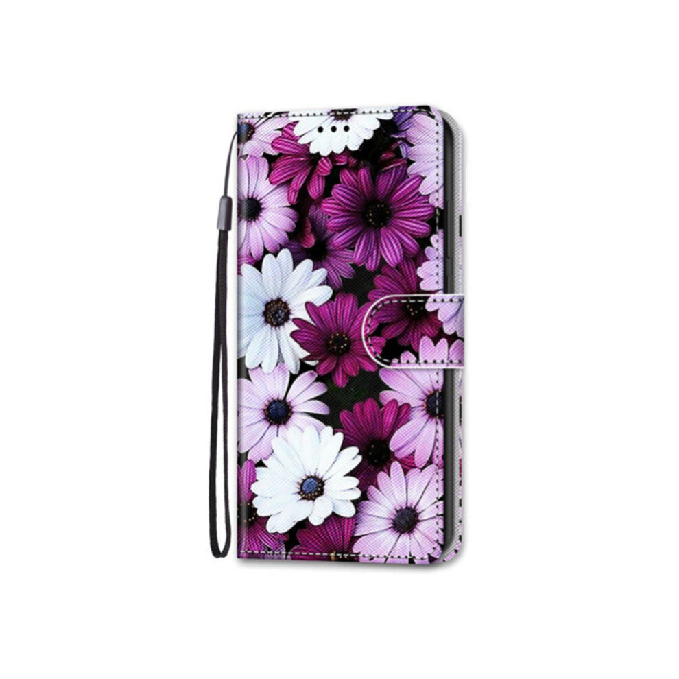 Painted Flip W/Lanyard Pattern Leather Wallet Phone Case For Samsung Galaxy A10 774048548052