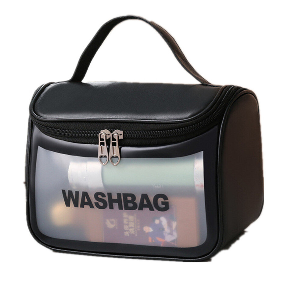 Women's bag Portable Travel Wash Makeup Bag clear makeup bag Waterproof Cosmetic Lettered Skin Care Makeup Beauty bags